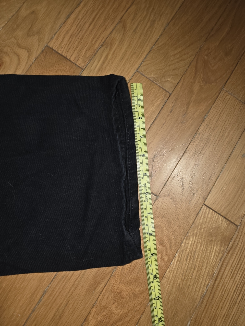 MEXICO True Religion Men's Black JEANS WHITE STITCHED SIZE 34X34 MADE IN NICE! - Picture 9 of 13